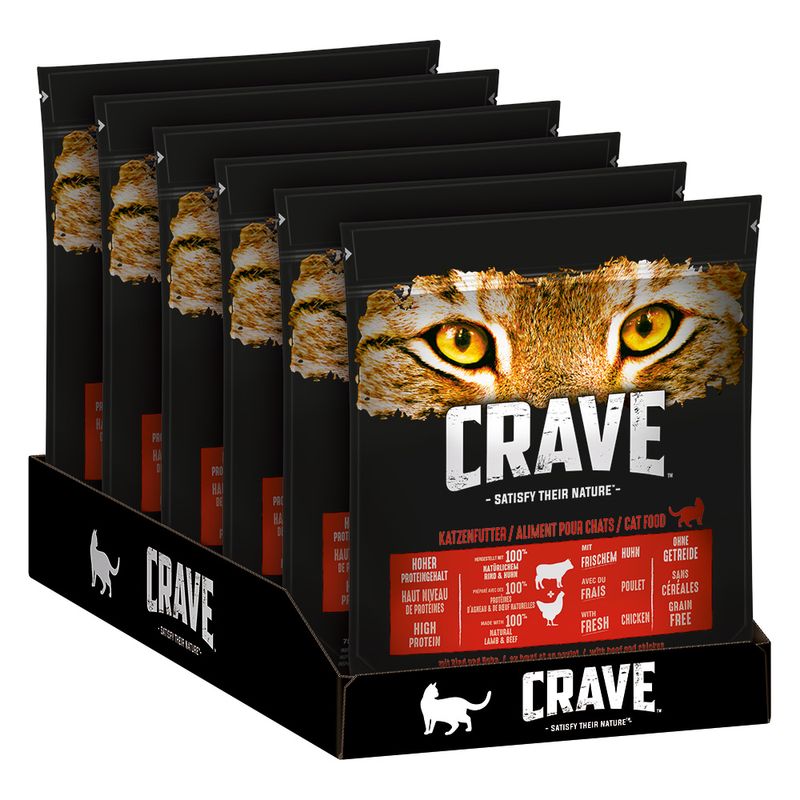 Crave Adult mit Rind & Huhn Trockenfutter zu TOP-Preisen | bitiba