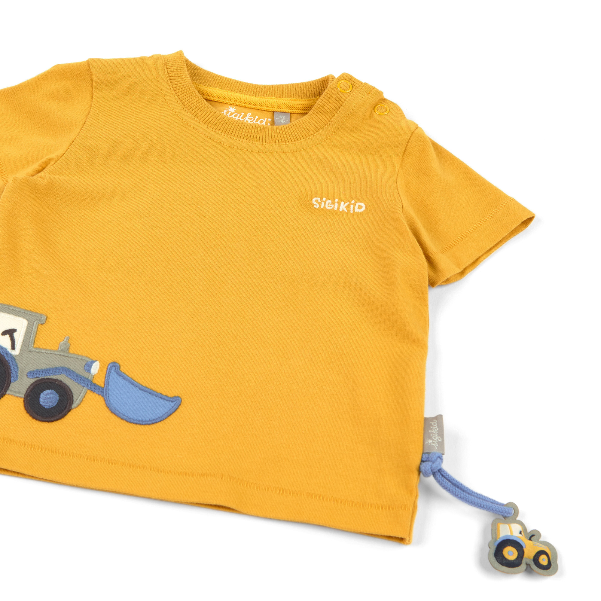 Gelbes Baby T-Shirt Traktor