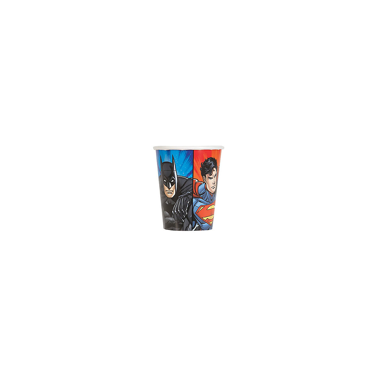 Papp-Partybecher/Trinkbecher Justice League, 256 ml, 8 Stück
