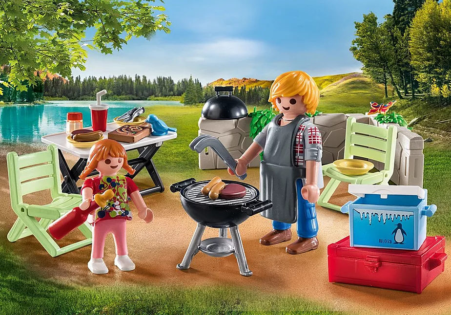 Gemeinsames Grillen