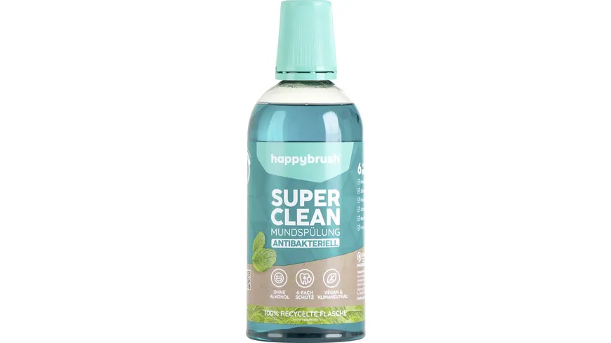 happybrush Mundspülung SuperClean 500 ml