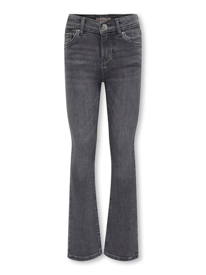 KIDS ONLY Buutcutjeans KOGBLUSH MID FLARED DNM DIA0918 in medium grey denim günstig kaufen