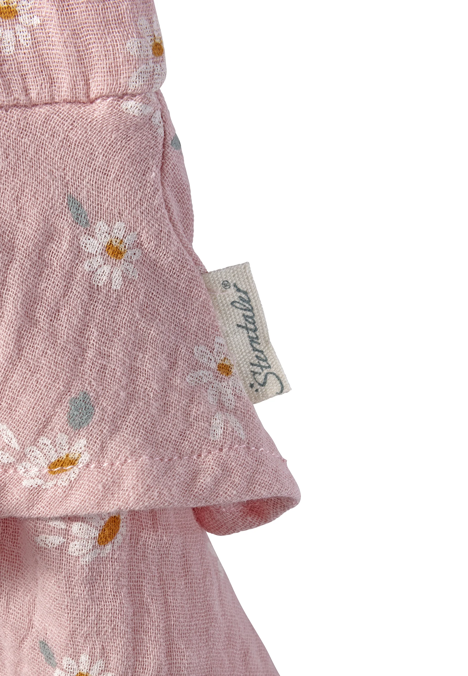 Babykleid bedruckt mit Gänseblümchen in versch. Farben
