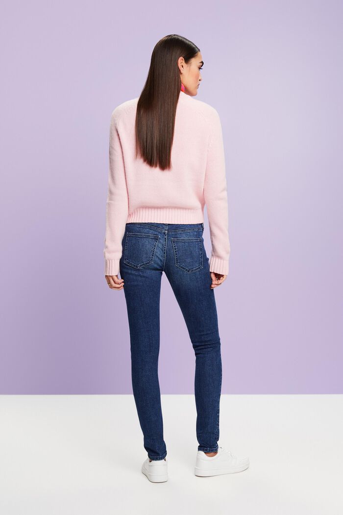 Skinny Jeans mit mittlerer Bundhöhe