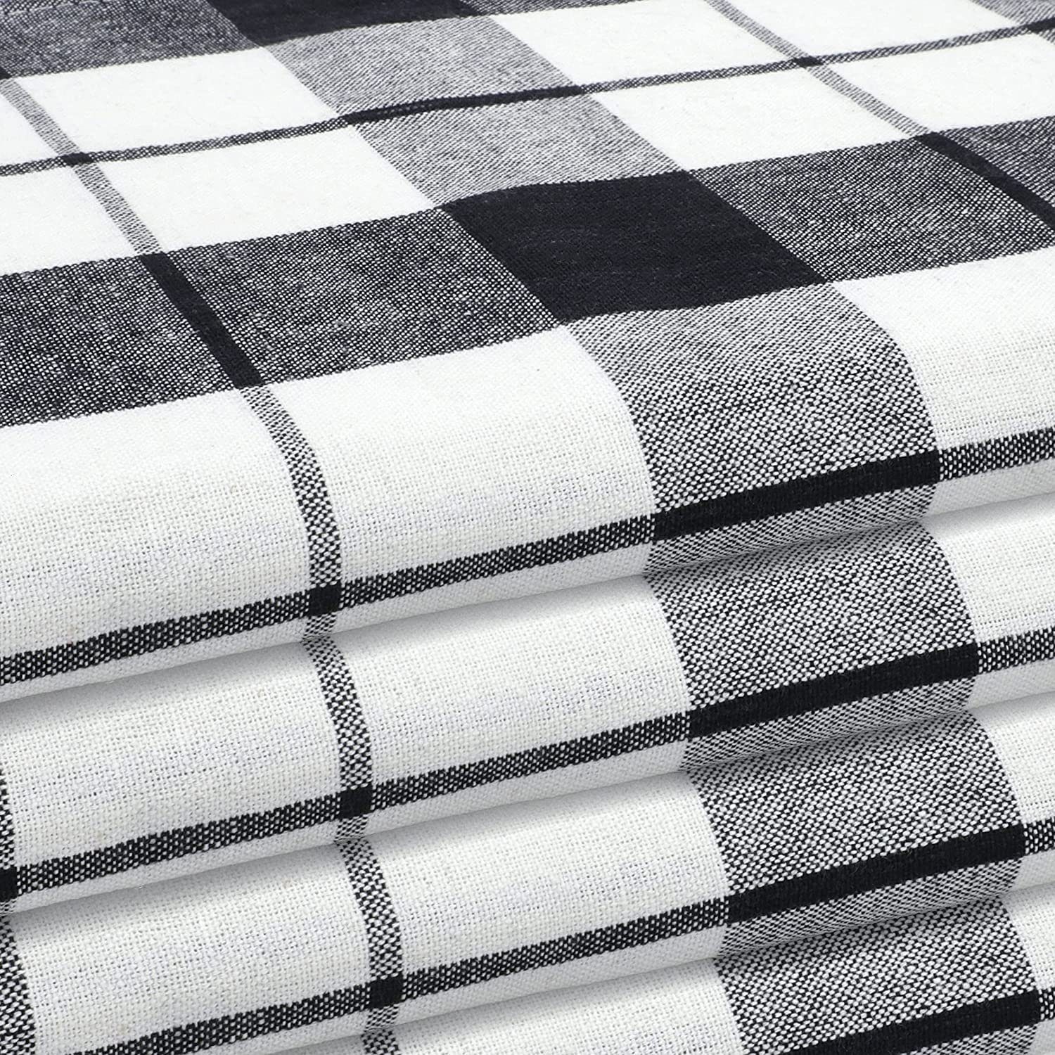 Zestri Geschirrtuch Geschirrhandtücher 4er Set kariert 50x70 saugstarkes Küchenhandtuch, (50-tlg., 4 Stück), 100% Baumwolle Geschirrtücher - modernes Design - saugstark