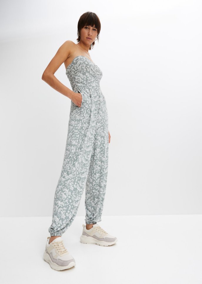 Haremshosen-Jumpsuit aus nachhaltiger Viskose