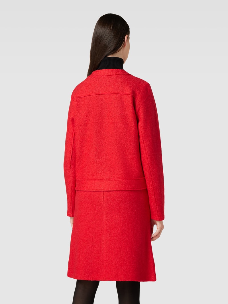 Blazer mit aufgesetzten Taschen in rot