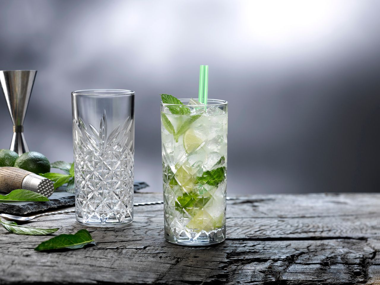 Mäser Serie Timeless, 4 teiliges Longdrinkbecher Set, 29,5 cl