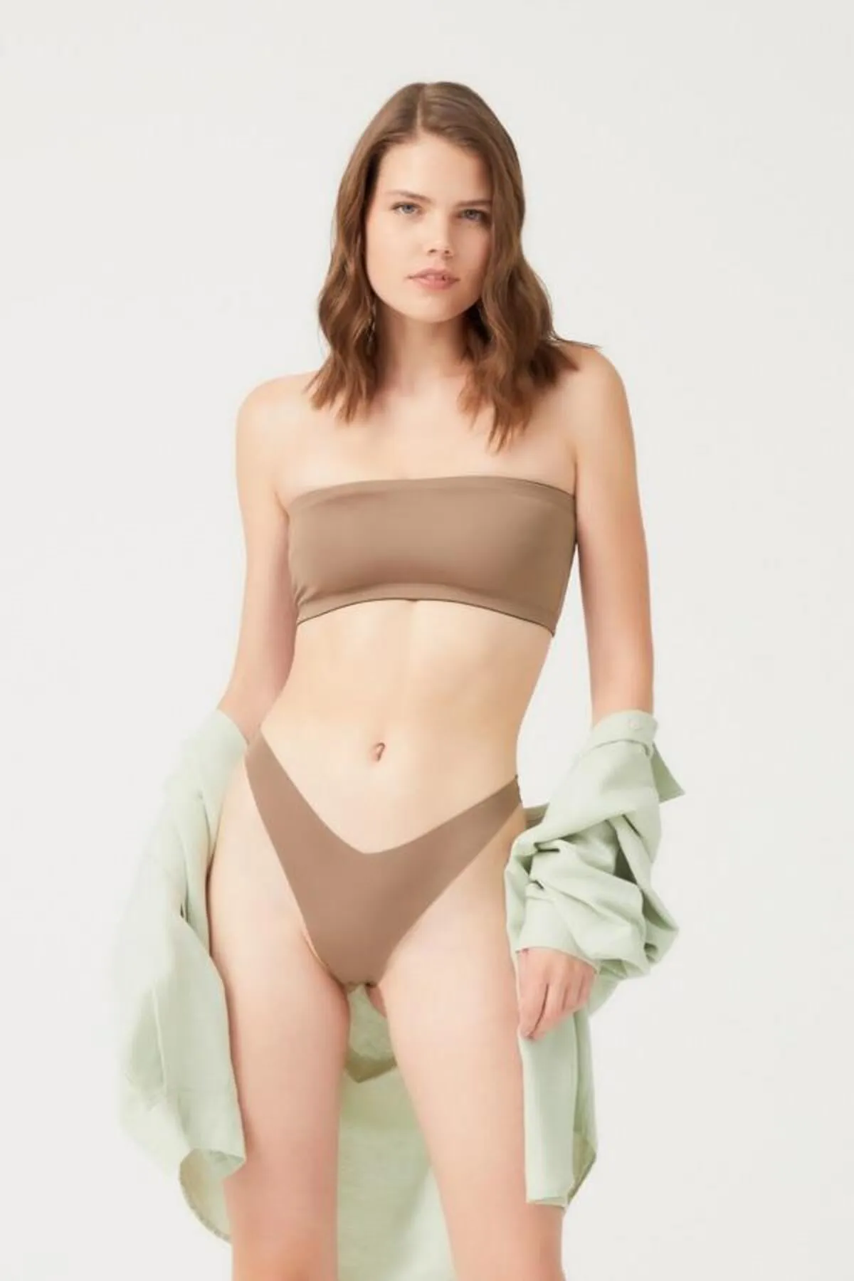 Cottonhill  Lasergeschnittene brasilianische Höschen für Damen im 3er-Pack