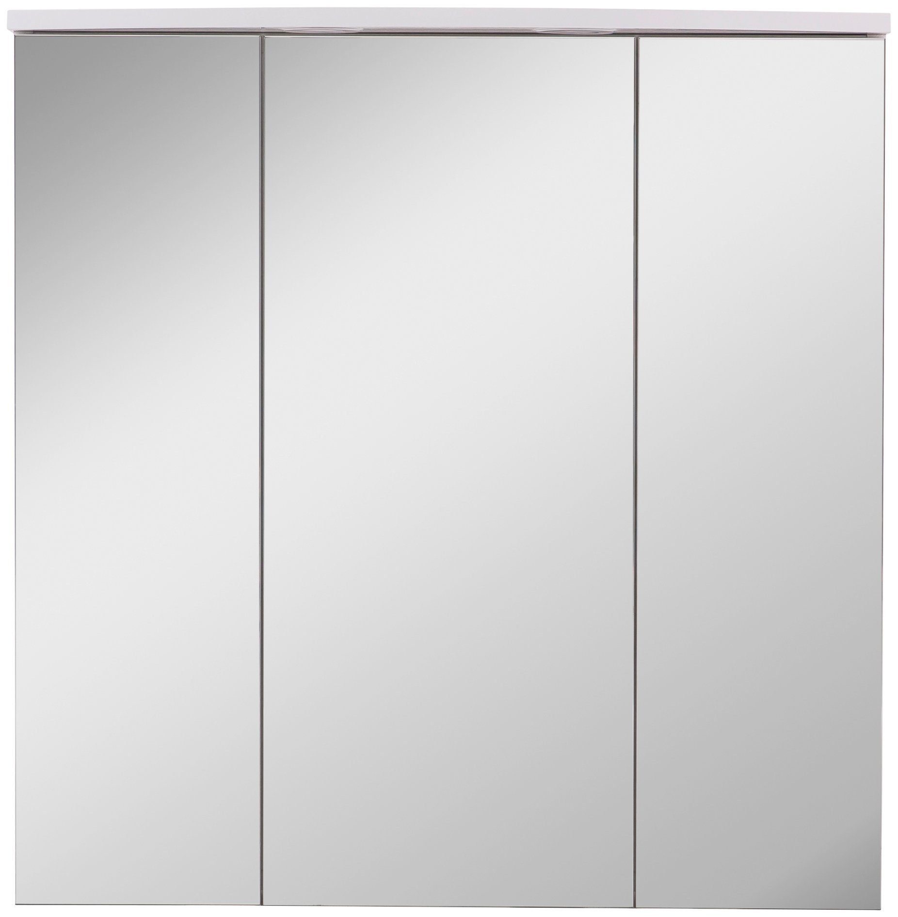 Schildmeyer Spiegelschrank Verona Breite 70 cm, 3-türig, 2 LED-Einbaustrahler, Schalter-/Steckdosenbox