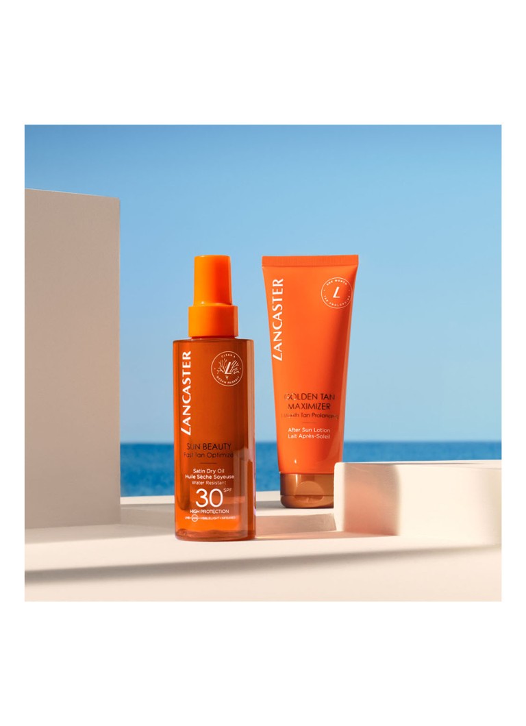 Ulei solar satinat Lancaster Sun Beauty pentru un bronz rapid SPF 30