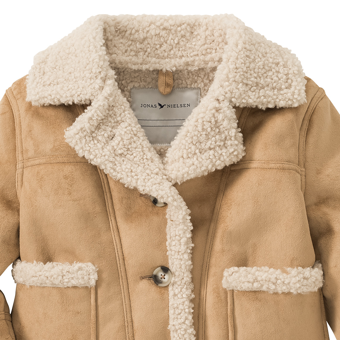 Mädchen Jacke in Velour-Optik