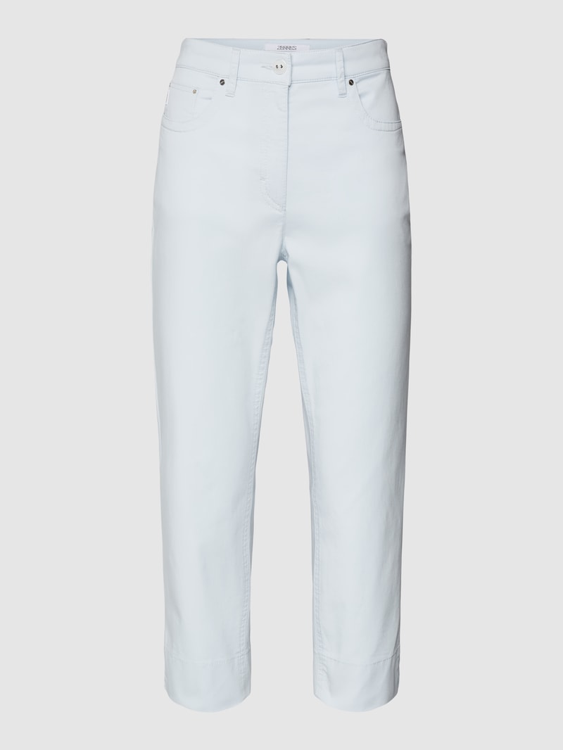 Hose im 5-Pocket-Design Modell 'CORA' in hellblau