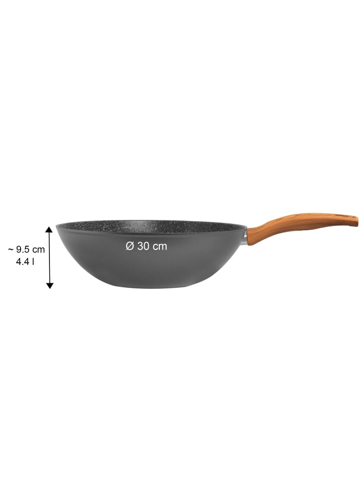 Stoneline Wok 30 cm in Anthrazit günstig kaufen Ø 30 cm