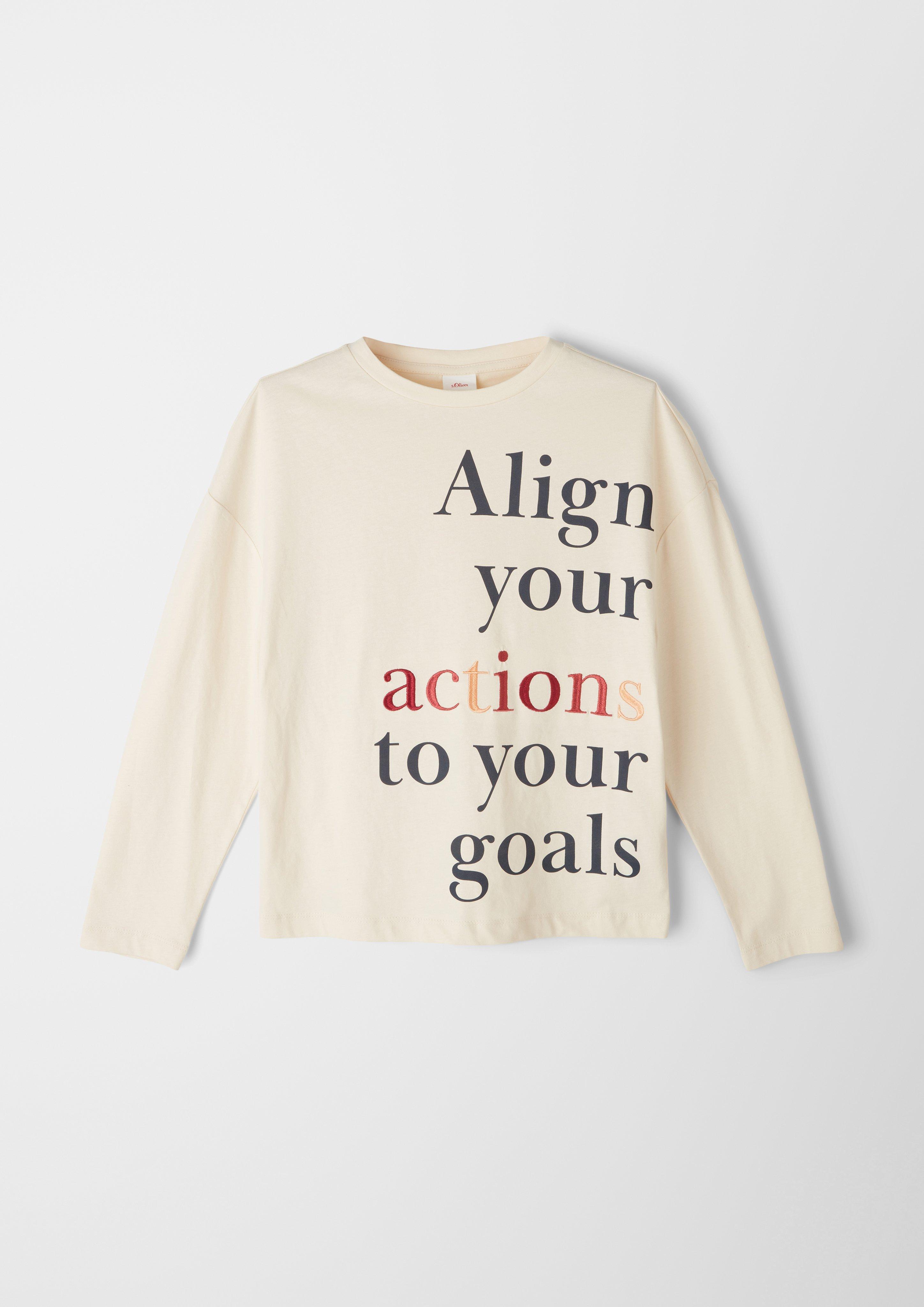 Shirt mit Statement-Print  2118611-0805