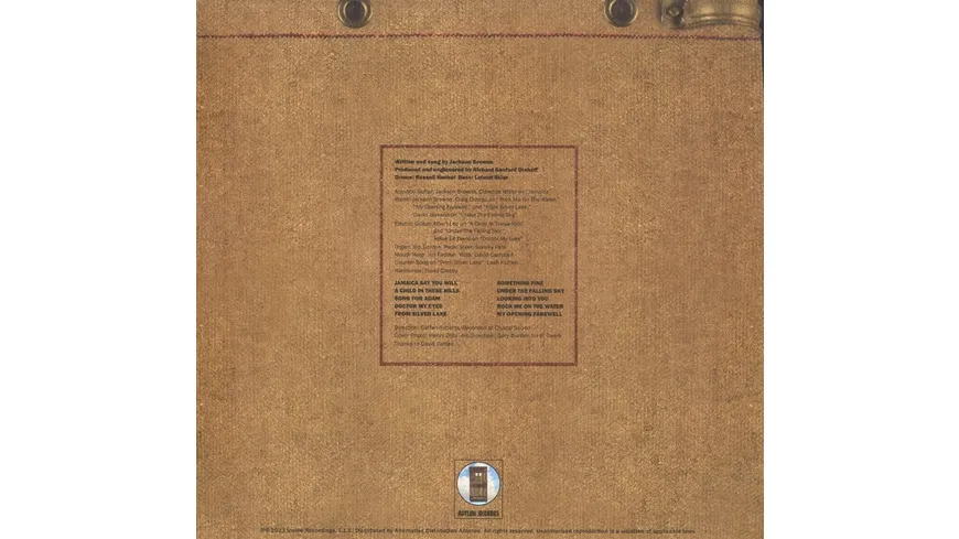 Jackson Browne Remastered 180Gr.Deluxe Edition
