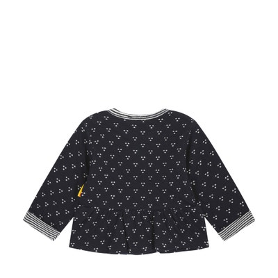 T-Shirt langarm, dunkelblau für Mädchen