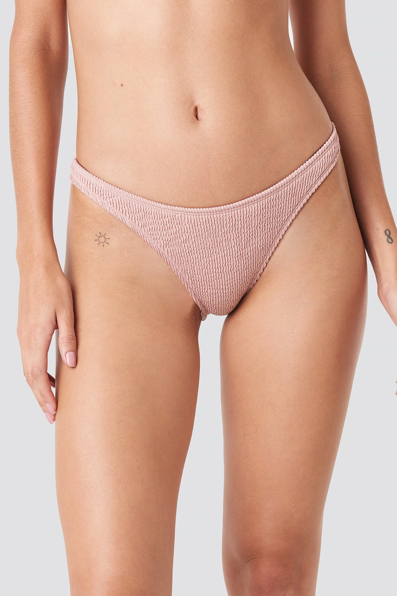 Basic Smocked Bikini Bottom