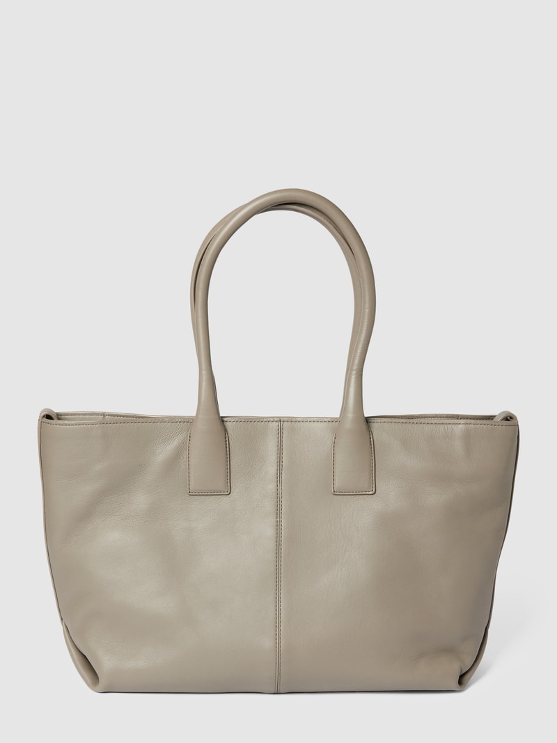 Shopper mit Label-Details Modell 'Chelsea' in taupe