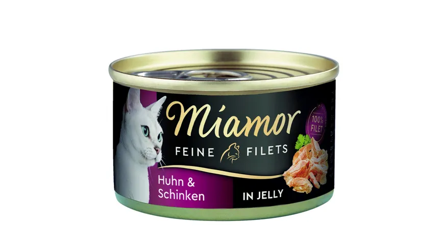 Miamor Katzennassfutter Feine Filets Huhn & Schinken 100 g