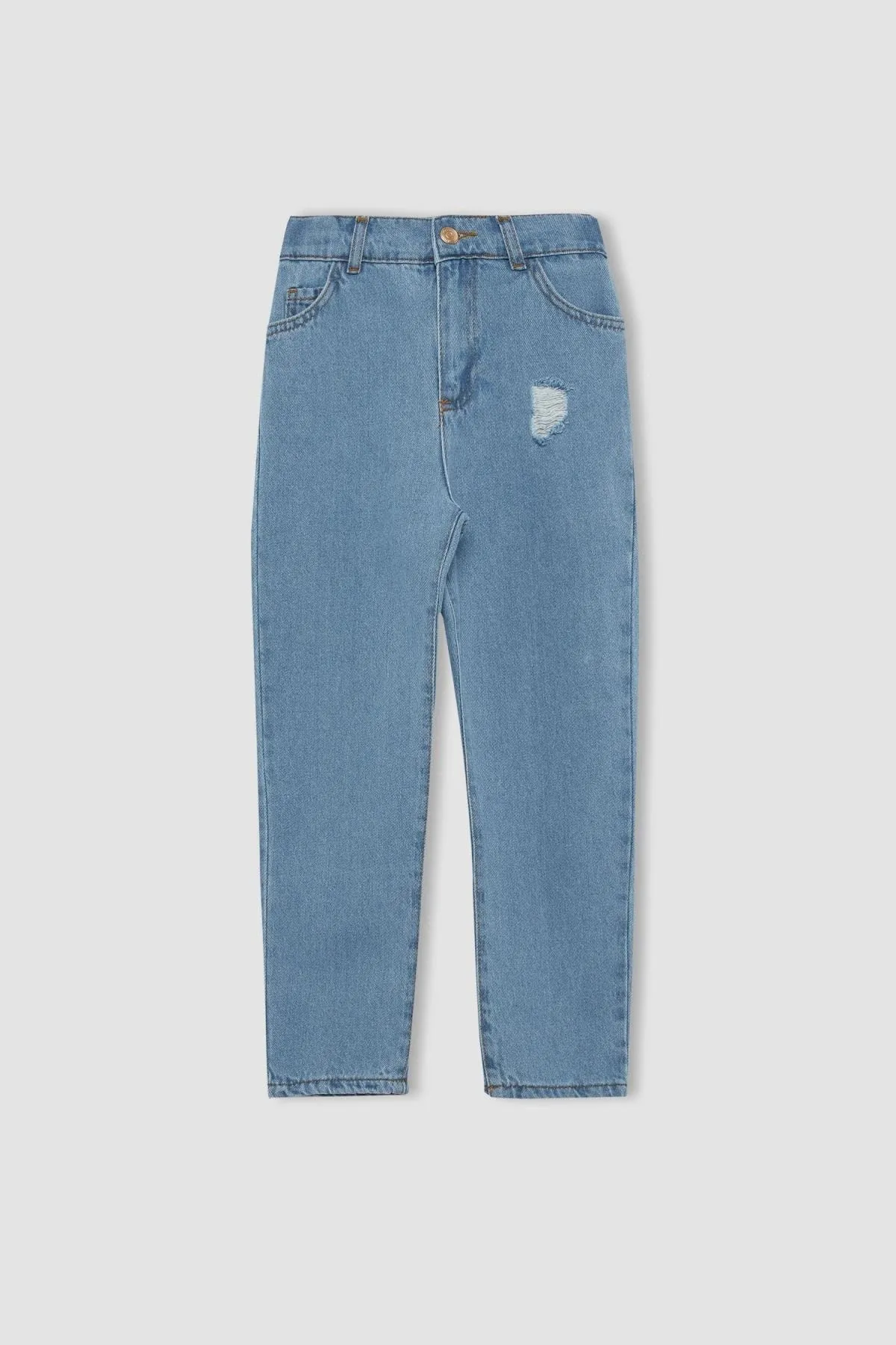 DeFacto  Zerrissene Mom-Fit-Jeanshose für Mädchen