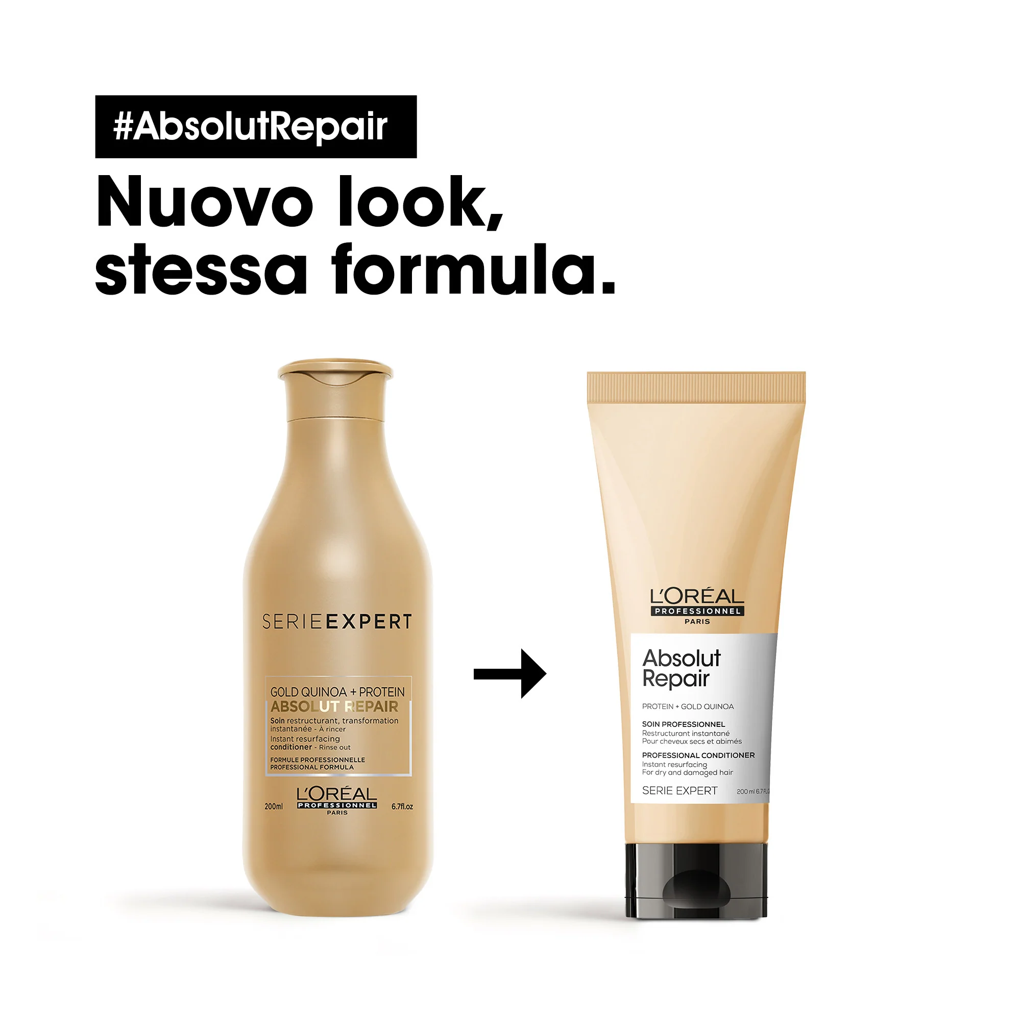 EKSPERTU SĒRIJA Jaunais Absolut Repair kondicionieris - matu atjaunojošs kondicionieris