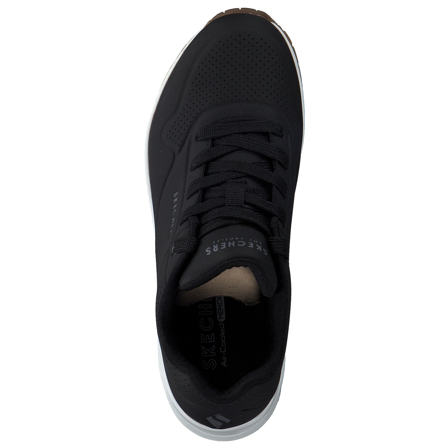 Skechers 73690, Sneakers Low, Damen, black/white
