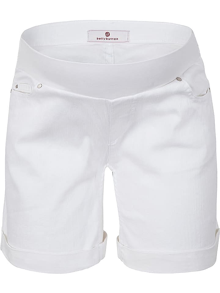 bellybutton Umstandsshorts in Weiß günstig kaufen 36