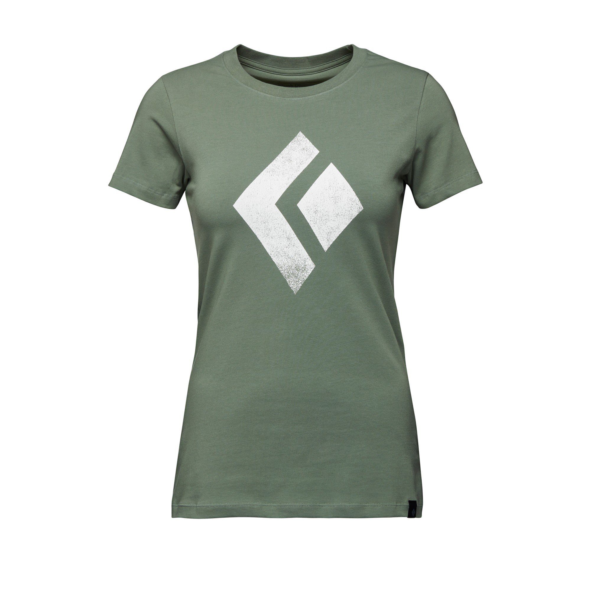 Black Diamond T-Shirt Black Diamond W Chalked Up Tee Damen Kurzarm-Shirt