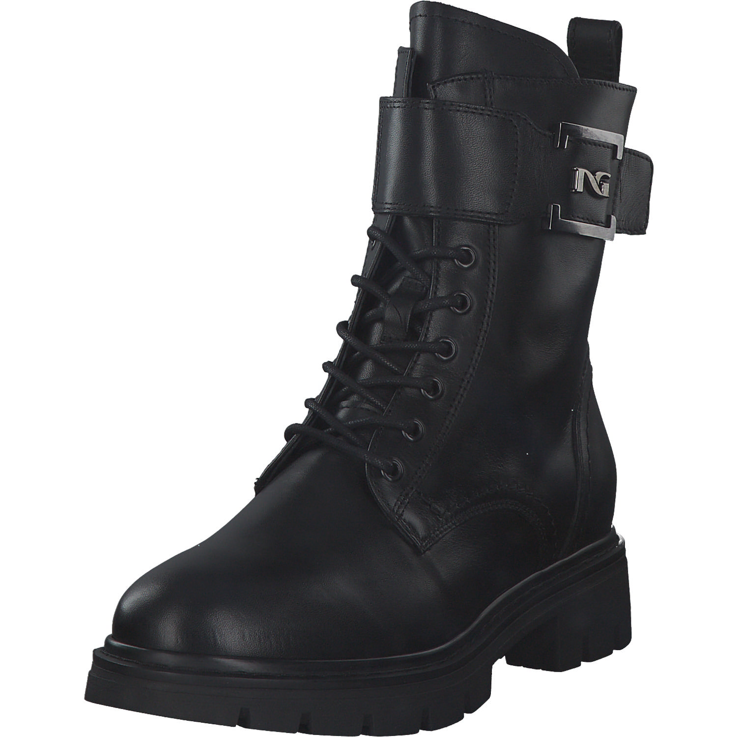 NeroGiardini I117652D, Schnürstiefeletten, Damen, Schwarz