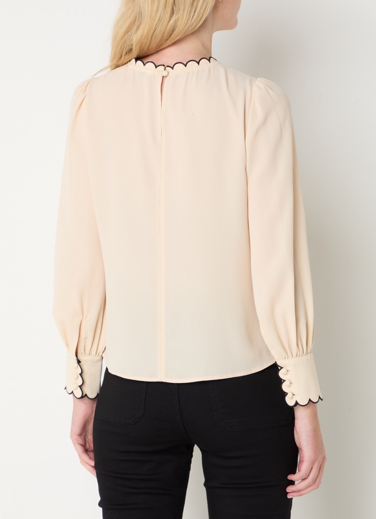LKBennett Jemima tunic with decorative buttons