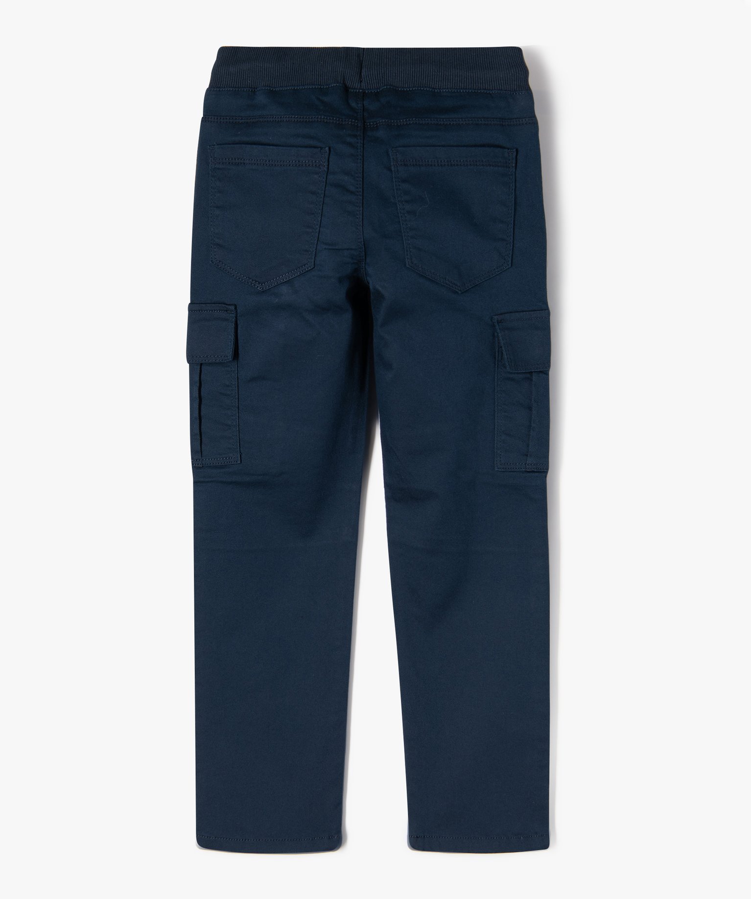 Pantalon multipoches en matière résistante Garçon marine | GEMO