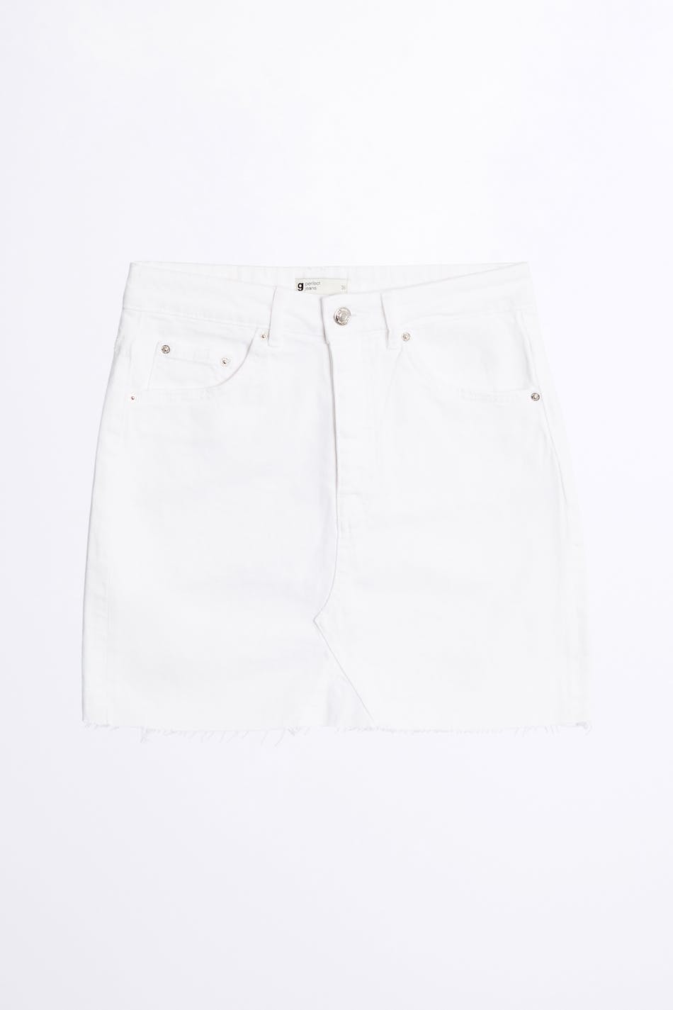 Vintage short denim skirt