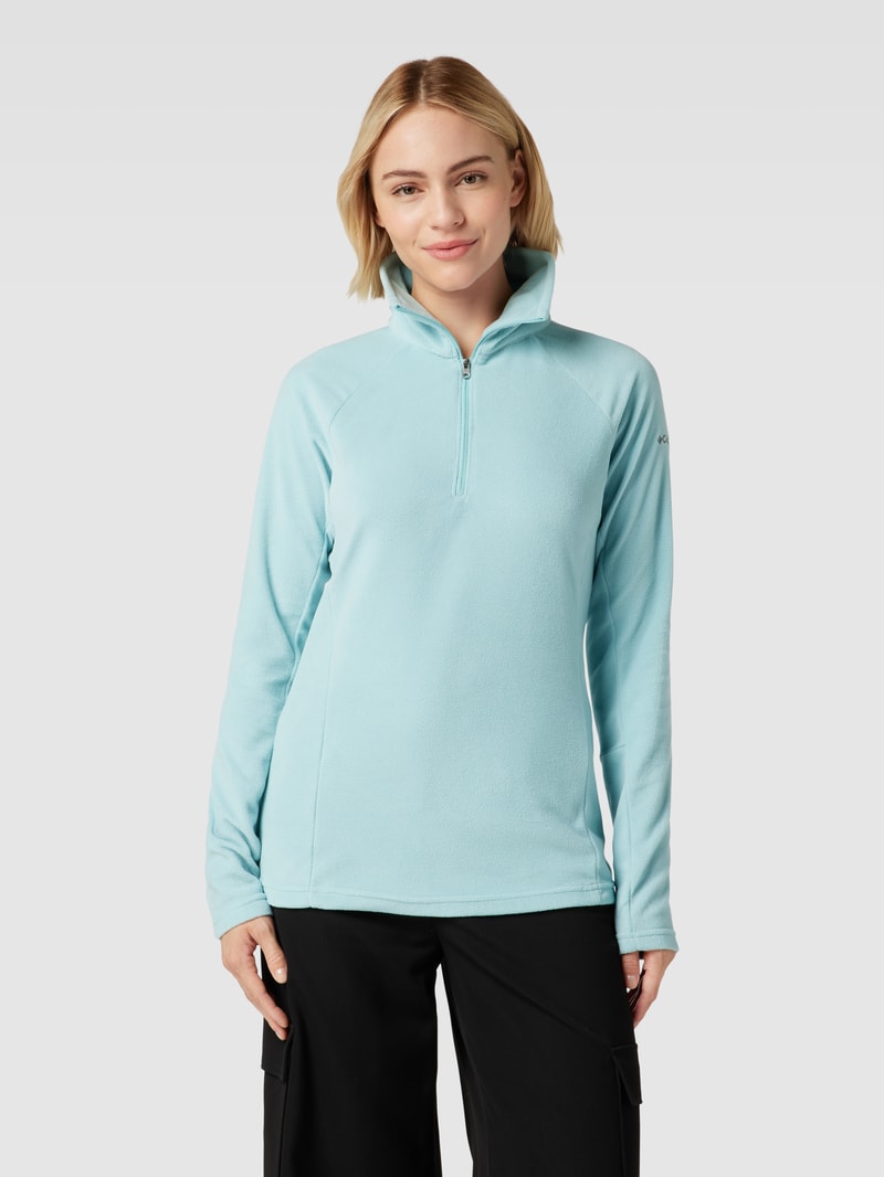 Sweatshirt aus Fleece mit Stehkragen Modell 'GLACIAL™ IV 1/2 ZIP' in aqua blau