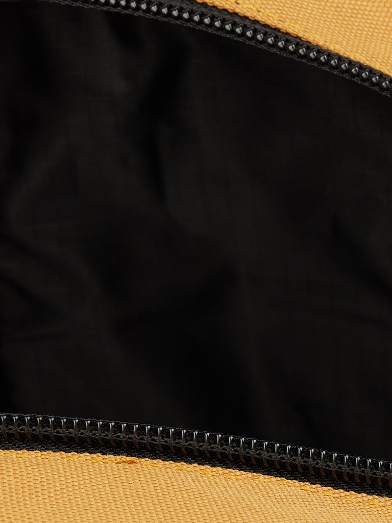 Rucksack mit Label-Details Modell 'LOUIS' in senfgelb