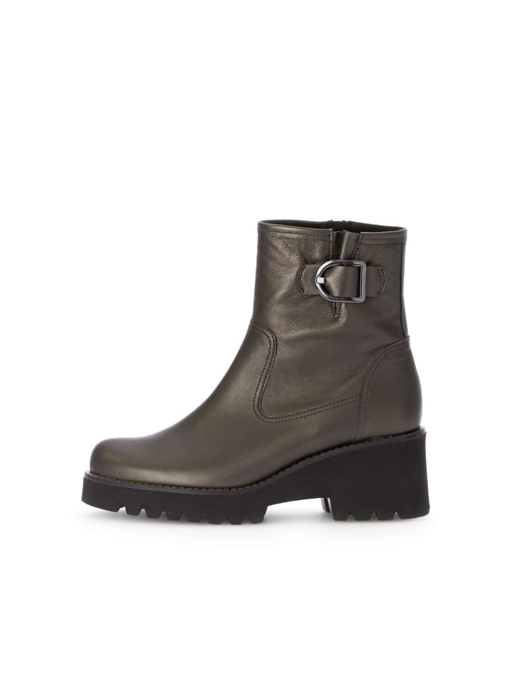 Gabor Comfort Plateau Stiefeletten in grün günstig kaufen