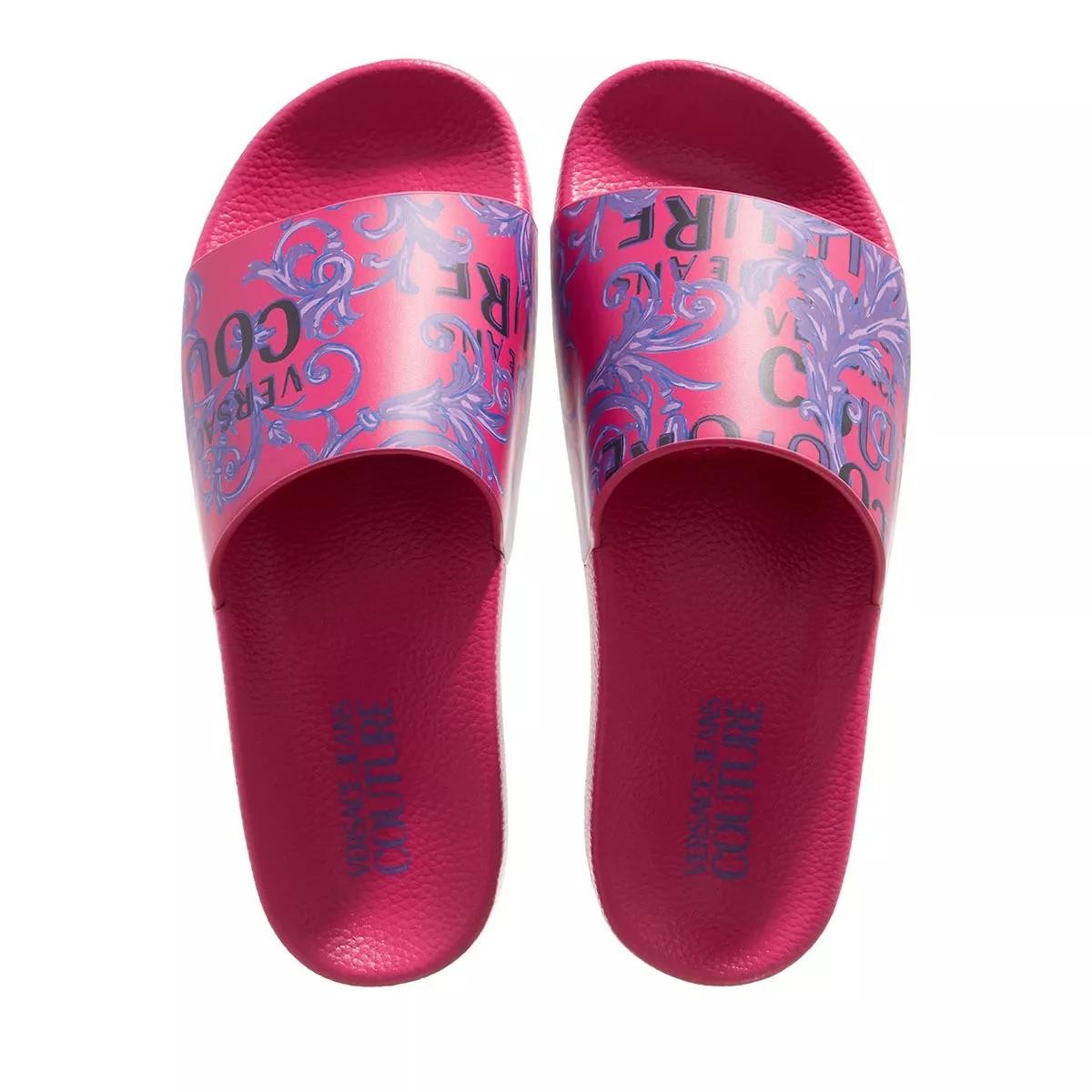 VERSACE Pantoletten lila/pink Slide