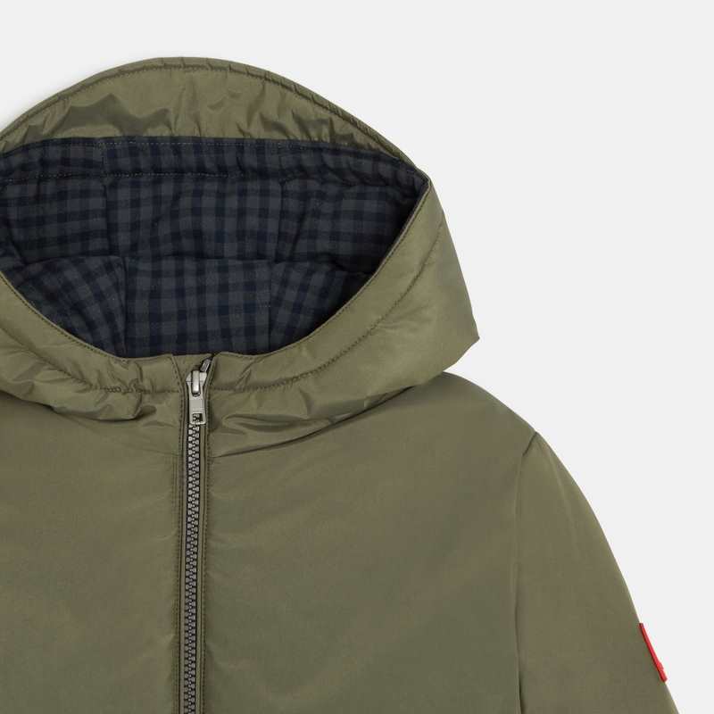 Parka garçon vert kaki Catimini
