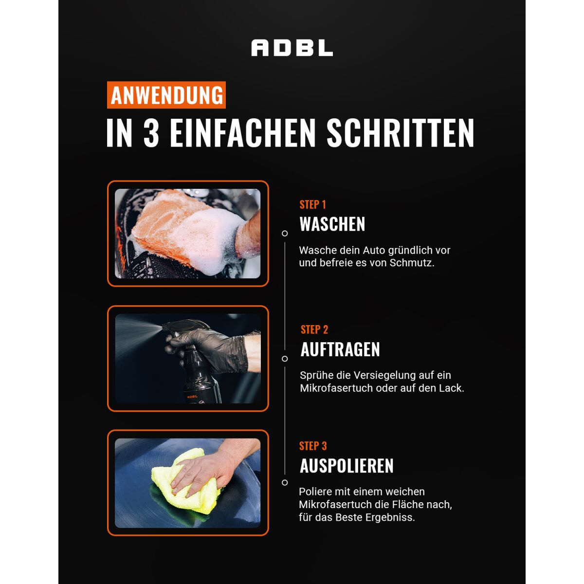 ADBL QD1 Quick Detailer mit Canyon Trigger 1L