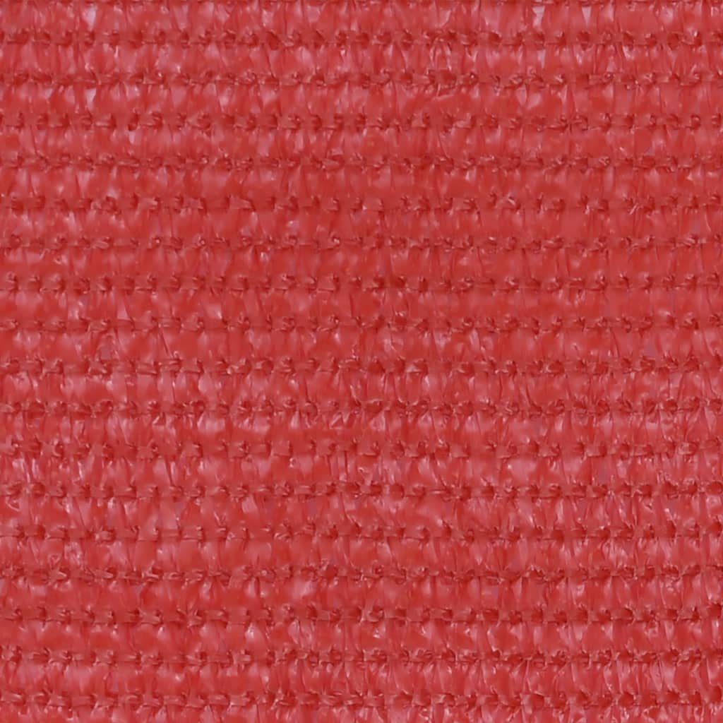 vidaXL Balkonsichtschutz Balkon-Sichtschutz Rot 75x600 cm HDPE