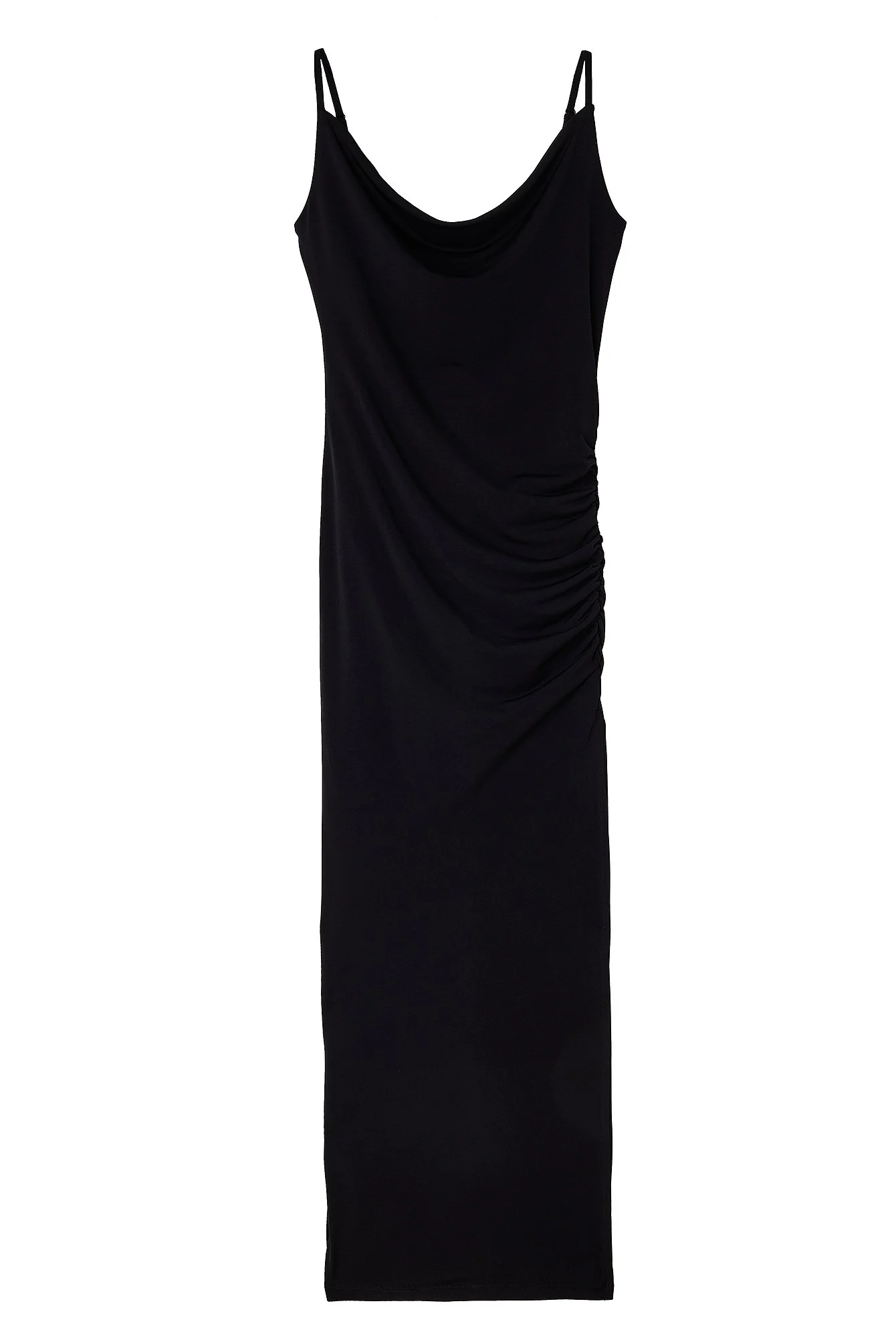 Gerafftes Jerseykleid