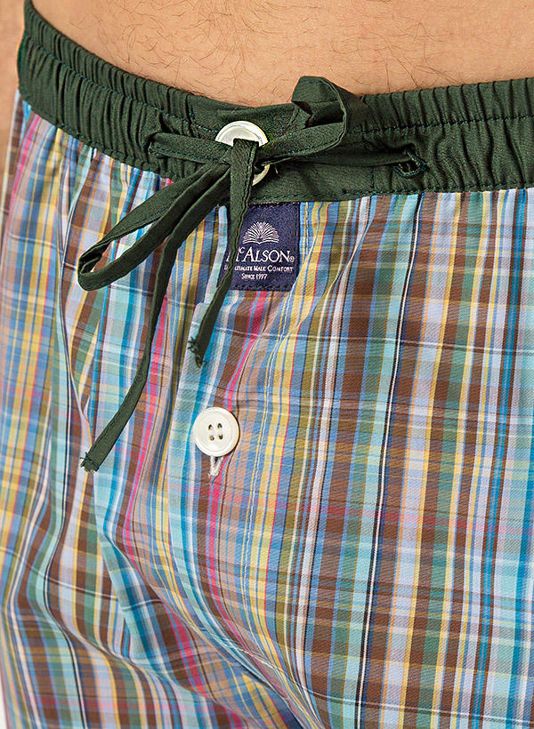 MC ALSON, Pyjamahose, Baumwolle, multicolor kariert