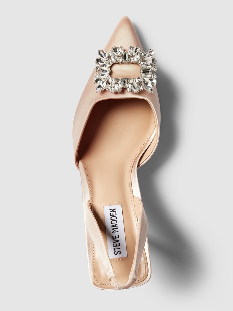 Pumps mit Ziersteinbesatz Modell 'NEALA' in offwhite