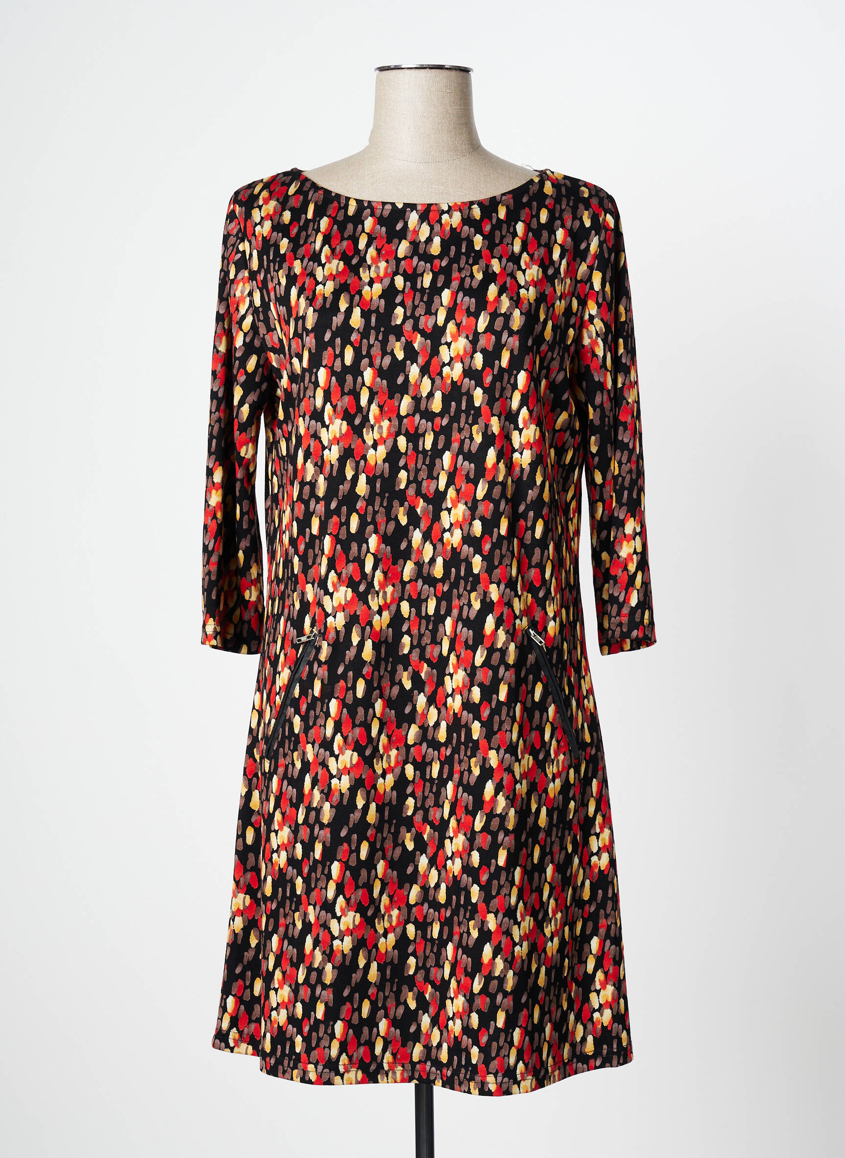 Vegas Robes Mi Longues Femme couleur noir