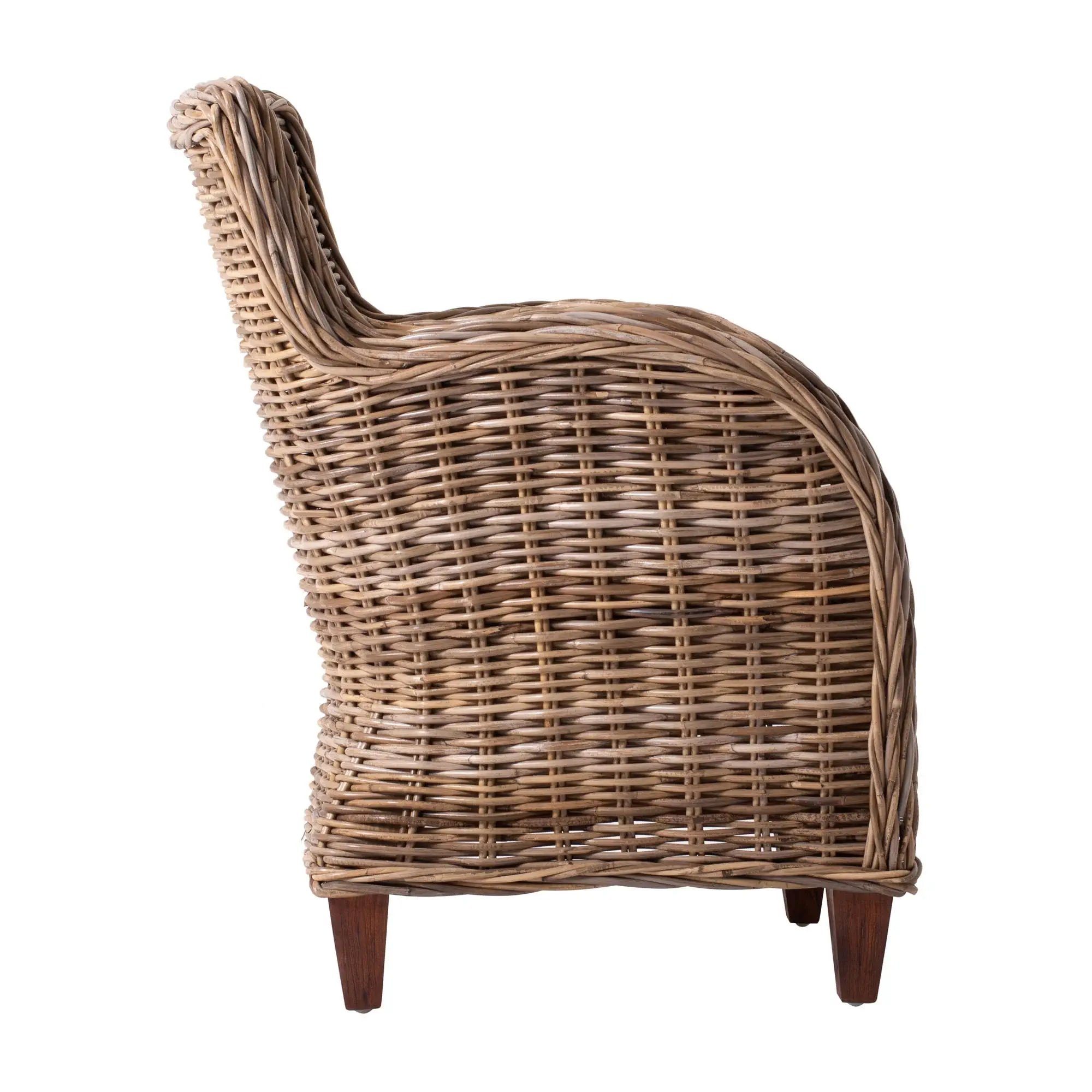 Novasolo Rattanstuhl Wickerworks (2er-Set Stühle, 2 St), Standard Rückenlehne, Baron, Baron Stuhl (2er-Set)