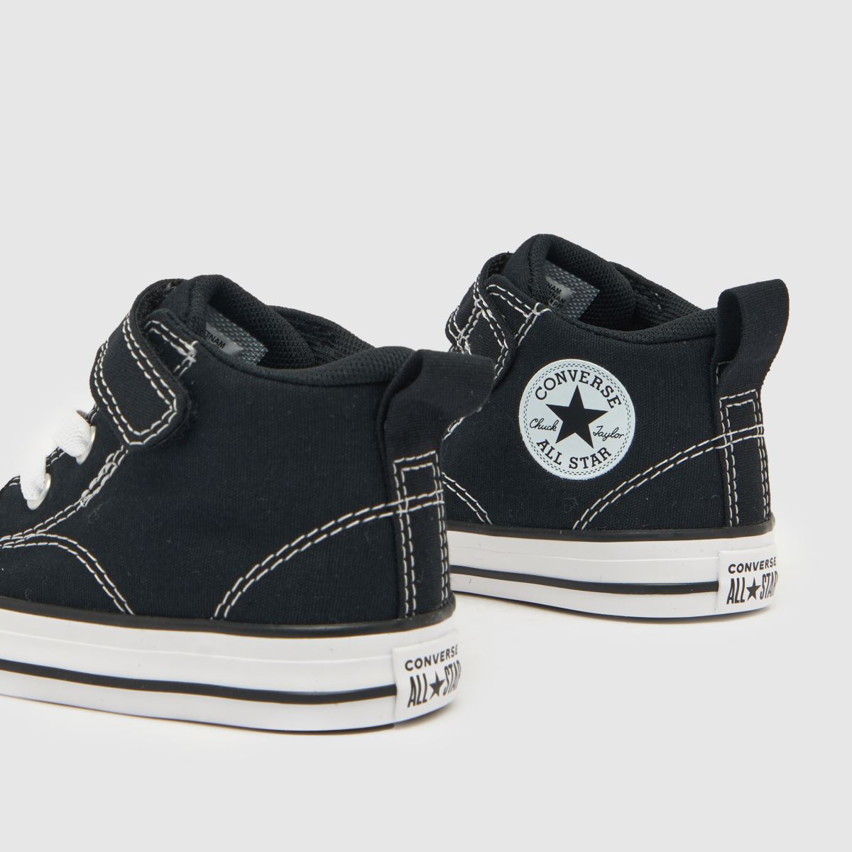 Converse svarta & vita All Star Malden pojkar småbarnsskor