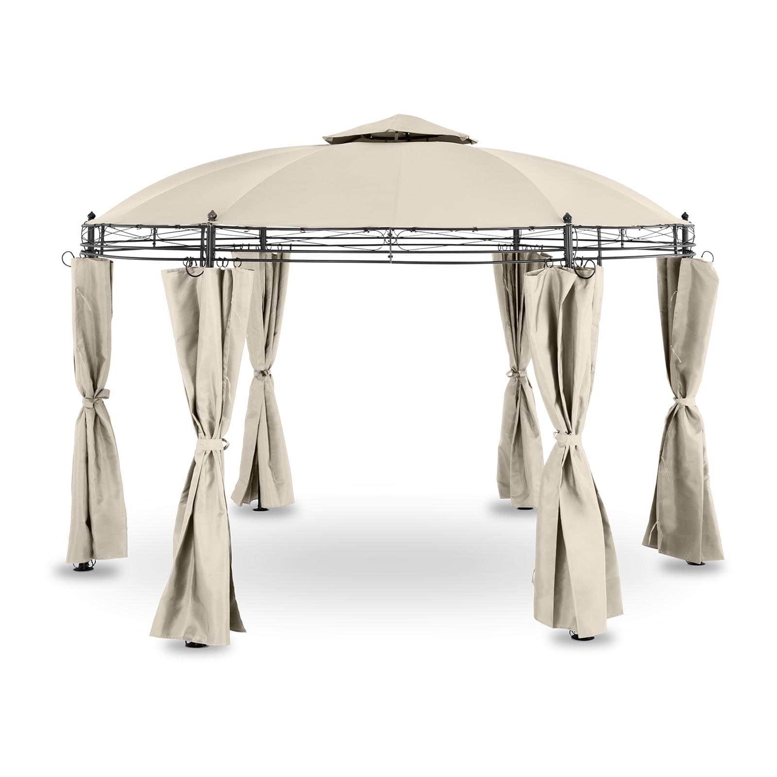 Uniprodo Pavillon Uniprodo UNI_PERGOLA_3.5BR Gartenpavillon rund Pavillon Festzelt