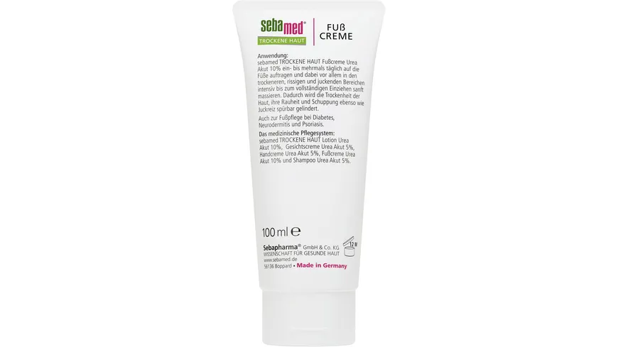 Sebamed Trockene Haut Urea 10% Fußcreme 100 ml