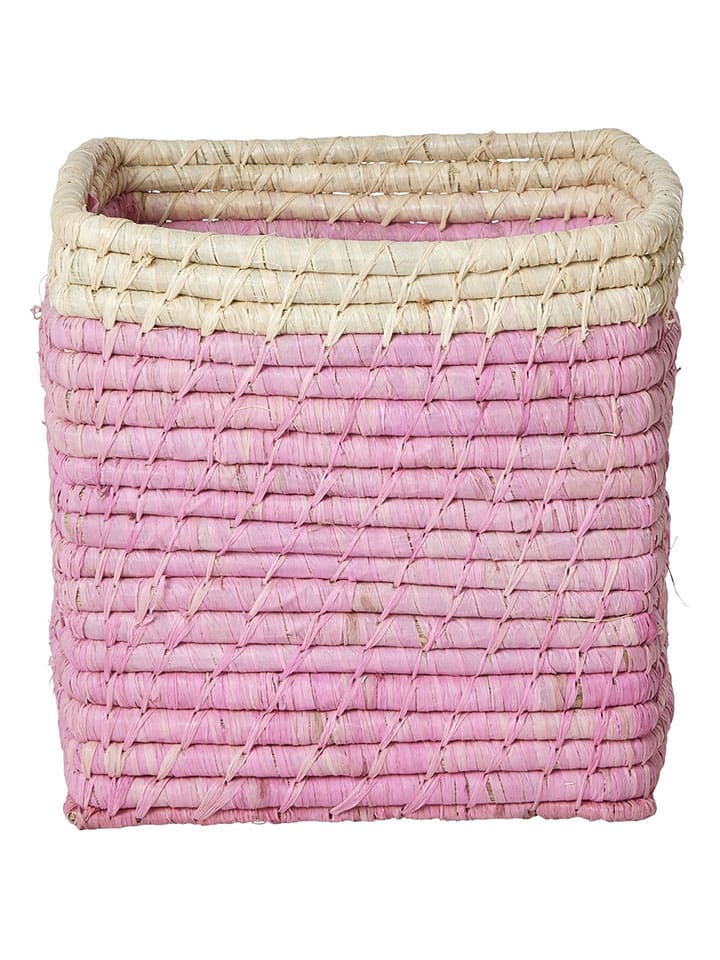 Rice Aufbewahrungskorb in Rosa - (B)20 x (H)20 x (T)20 cm günstig kaufen onesize