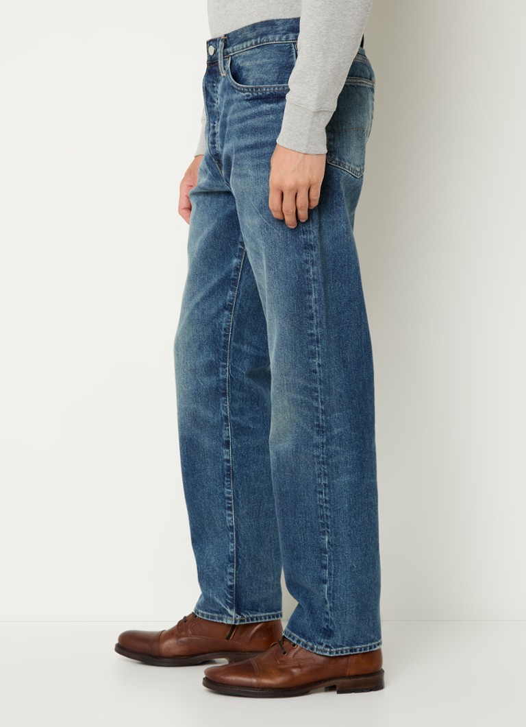 Jeansy Ralph Lauren Heritage z prostą nogawką, średnie wyblaknięcie